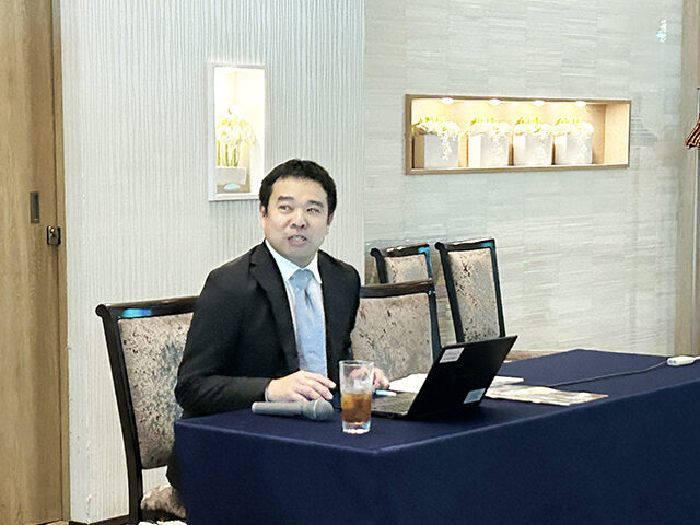 会員卓話　NHK静岡放送局福局長　井上慎一様